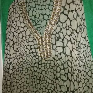 ADRIENNE VITTADINI Large Blouse Tunic Beach Cover